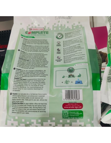 CONEJO COMPLETE 500 GR. Versele Laga