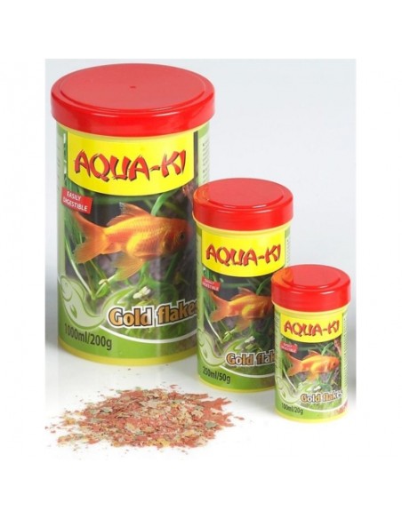 AQUA-KI GOLD FLAKES 50 gr. Escamas AQUA-KI GOLD FLAKES 50 gr. Escamas