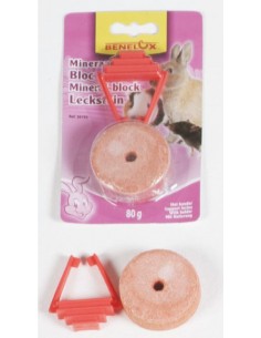 BLOQUE MINERAL ROEDORES 80gr.Benelux