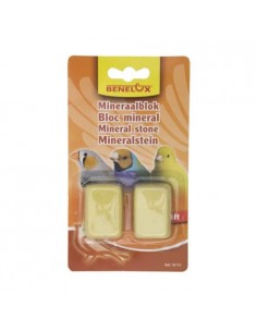 BLOQUE MINERAL Canarios&Exoticos 2 uds.Benelux