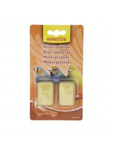 BLOQUE MINERAL Canarios&Exoticos 2 uds.Benelux
