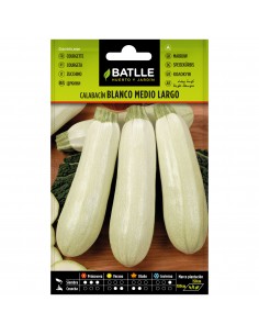 CALABACIN BLANCO MEDIO LARGO BOLSA