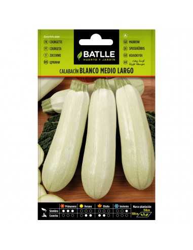 CALABACIN BLANCO MEDIO LARGO BOLSA