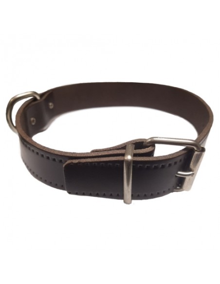 COLLAR CUERO CROMO FLOR 55x3cm COLLAR CUERO CROMO FLOR 55x3cm