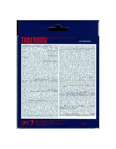 TABERDOG COLLAR DIMPILATO 60cm.