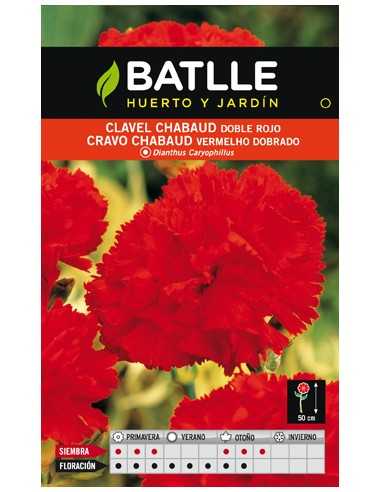 CLAVEL CHABAUD ROJO SOBRE