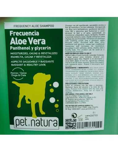 CHAMPU FRECUENCIA ALOE VERA 250 ML.PetNatura