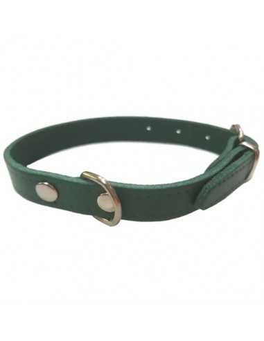 COLLAR CUERO LISO NEGRO 30X1.5CM VMD