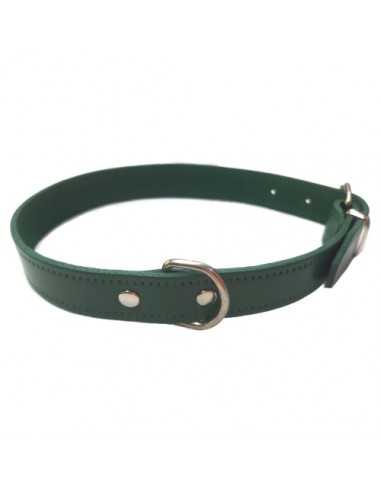 COLLAR CUERO LISO NEGRO 40X1.5CM VMD