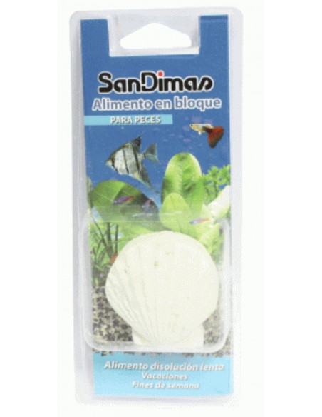 ALIMENTO PECES EN BLOQUE VACACIONES.