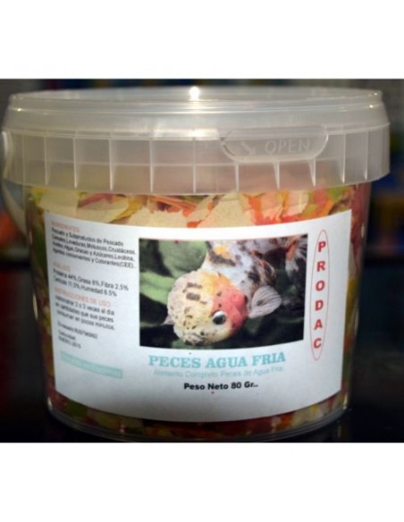 PECES AGUA FRIA PRODAC 80 GR.
