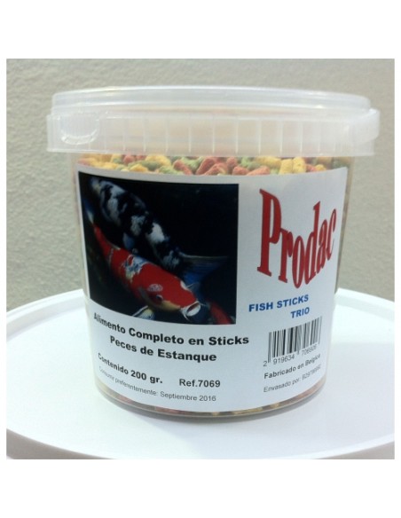 PECES ESTANQUE STICKS 200 GR. PRODAC