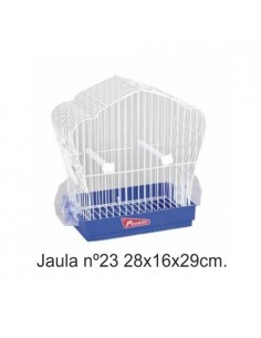 JAULA PAJARO 23 BLANCA 28x16x29cm.