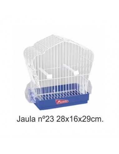 JAULA PAJARO 23 BLANCA 28x16x29cm.