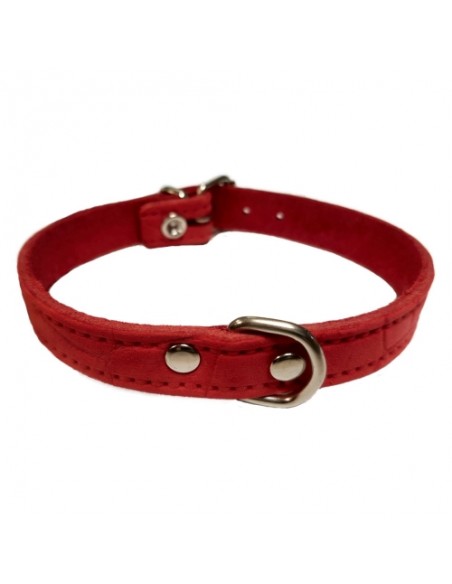 COLLAR PIEL LABRADO 12x300mm. AZUL