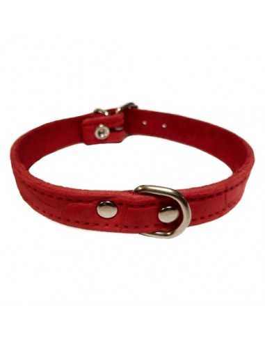 COLLAR PIEL LABRADO 12X300 ROJO