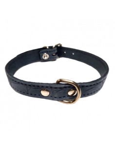 COLLAR PIEL LABRADA 20X450mm. ROJO