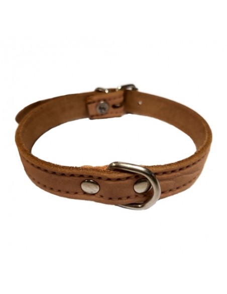 COLLAR PIEL LABRADA 20X450mm. ROJO COLLAR PIEL LABRADA 20X450mm. ROJO