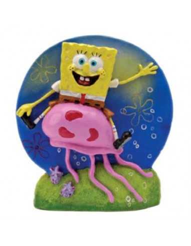 BOB ESPONJA CABALGA MEDUSA (7,6CM)