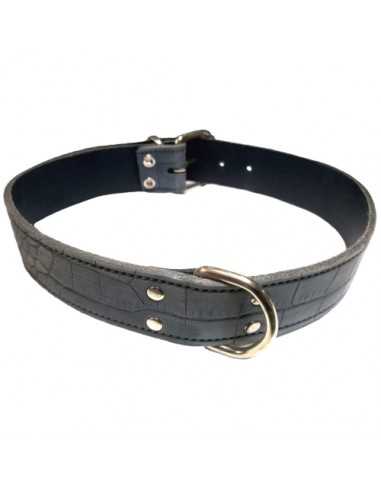 COLLAR PIEL LABRADO 40x700mm. AZUL
