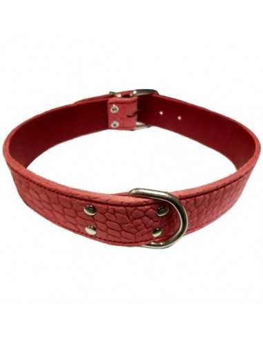 COLLAR PIEL LABRADO 40x700mm. AZUL