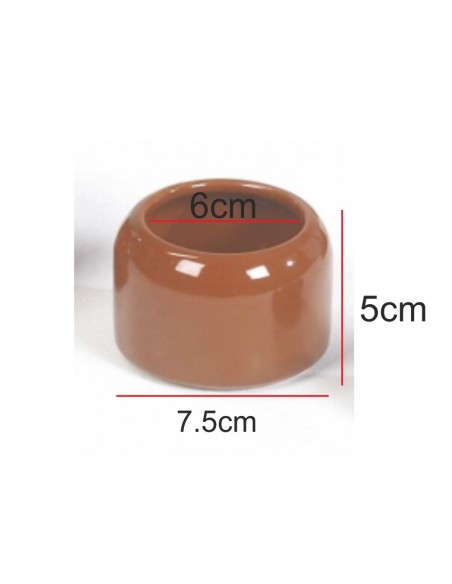COMEDERO CERAMICA 7.5CM.X 5CM.H