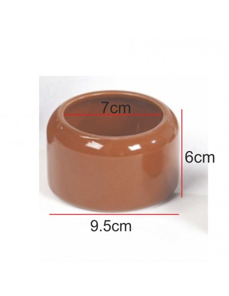 COMEDERO CERAMICA 9.5CM.X 6CM.H
