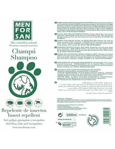 MENFORSAN CHAMPU REPELENTE CON CITRONELA 1LT.
