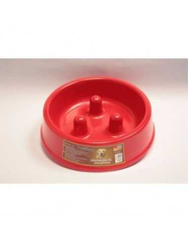 COMEDERO GLOTONES 23,5X6CM.ROJO