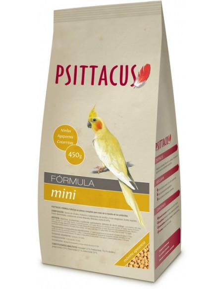 PSITTACUS PIENSO MINI 450GR. NINFAS.