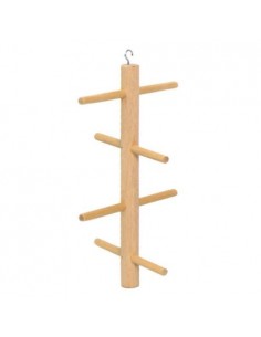 PERCHA VERTICAL MADERA 15X20 CM.H