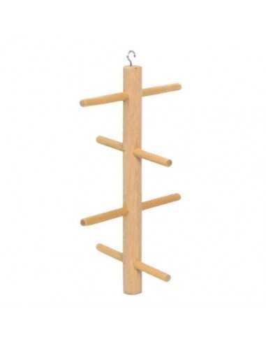 PERCHA VERTICAL MADERA 15X20 CM.H
