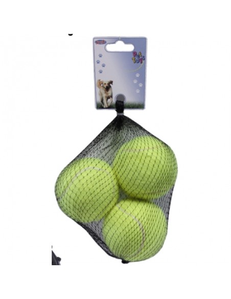 PELOTA TENIS 6,3cm. Medianas 3 Uds.