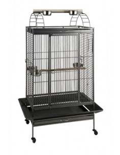 JAULA GRANDE LORO 892 GRIS