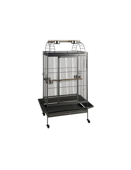 JAULA GRANDE LORO 892 GRIS