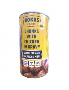 LATA PERROS POLLO 1240gr.ROKUS
