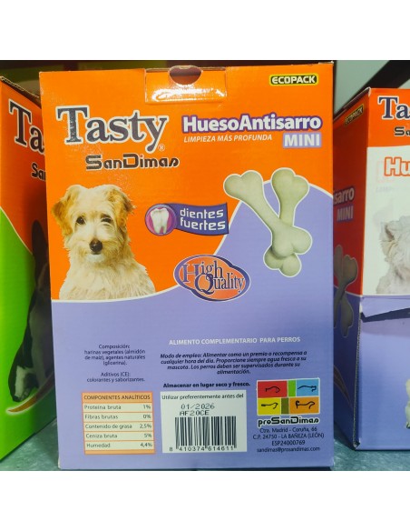 HUESO ANTISARRO MINI XS.(2x12 gr.) CAJA 40 bolsas.