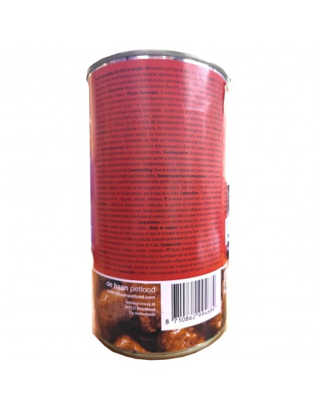 LATA PERROS TERNERA 410gr. Rokus