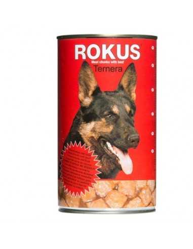 LATA PERROS TERNERA 410gr. Rokus