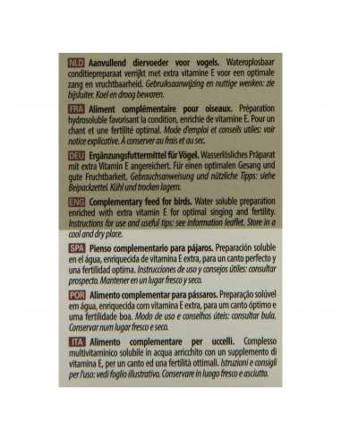 FERTIVIT 25 GR. Versele-Laga