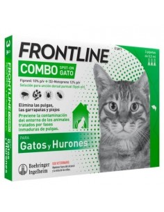 FRONT LINE GATOS COMBO 6 PIPETAS