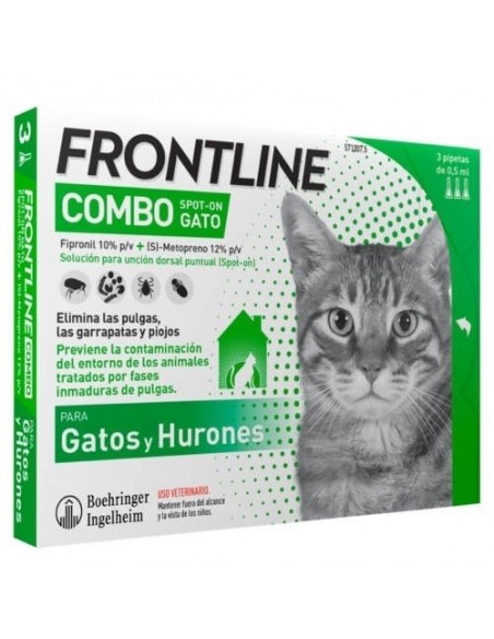 FRONT LINE GATOS COMBO 6 PIPETAS