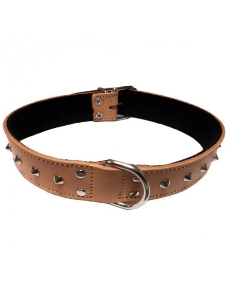 COLLAR CON ADORNO 20x450mm. MARRON