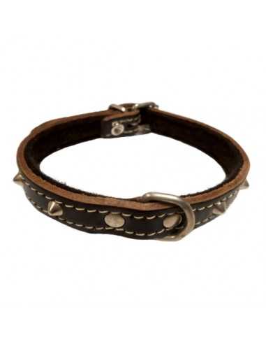 COLLAR CON ADORNO 20x450mm. MARRON
