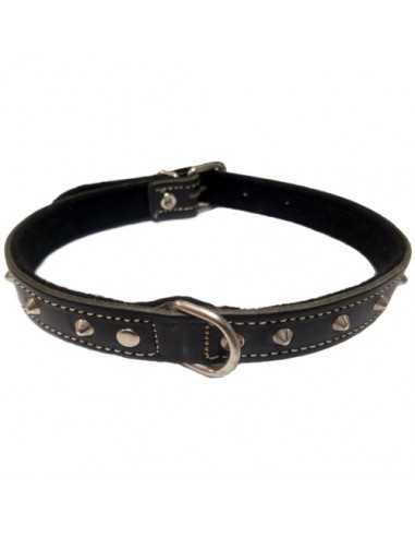 COLLAR CON ADORNO 20x450mm. MARRON