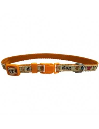 COLLAR HANDY MR.DOG 10x210. NARANJA