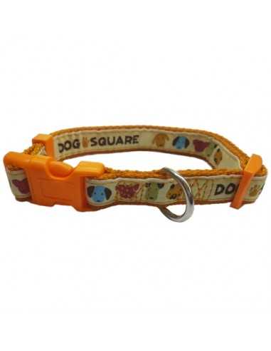 COLLAR HANDY MR.DOG 10x210. NARANJA