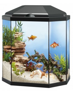 ACUARIO AQUA 30 LED. NEGRO.