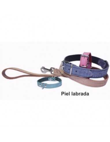RAMAL PIEL LABRADO 13X1000MM. AZUL