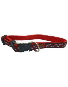 COLLAR BULL HUESO 15x250-380mm. AZUL